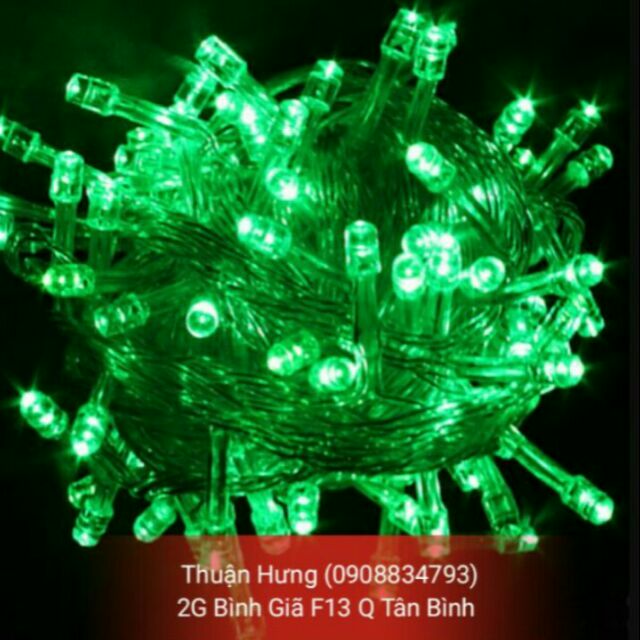 DÂY ĐÈN LED KHÔNG CHỚP XANH LÁ
