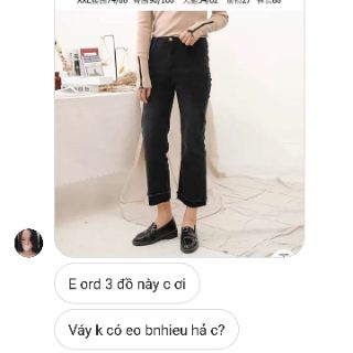 quần sz M, giày đen 36