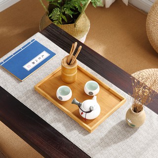 Khay gỗ đựng trà phong cách Nhật Bản