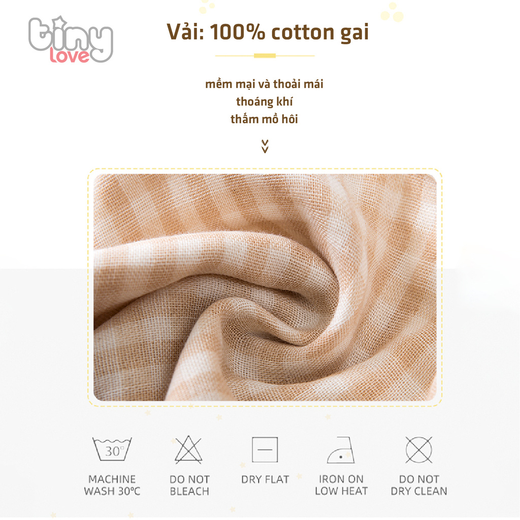 Yếm Muslin Cotton Organic 2 lớp cho bé từ sơ sinh tới 2 tuổi Comfybaby - Sợi bông hữu cơ, an toàn  - Phù hợp Thu Đông