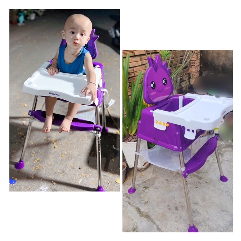 Ghế ăn dặm khủng long cho bé (từ 1-3t)