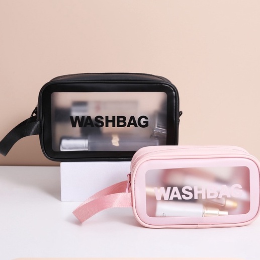 Túi đựng đồ dùng, mỹ phẩm trong suốt chống nước, túi du lịch Wash Bag nhiều màu