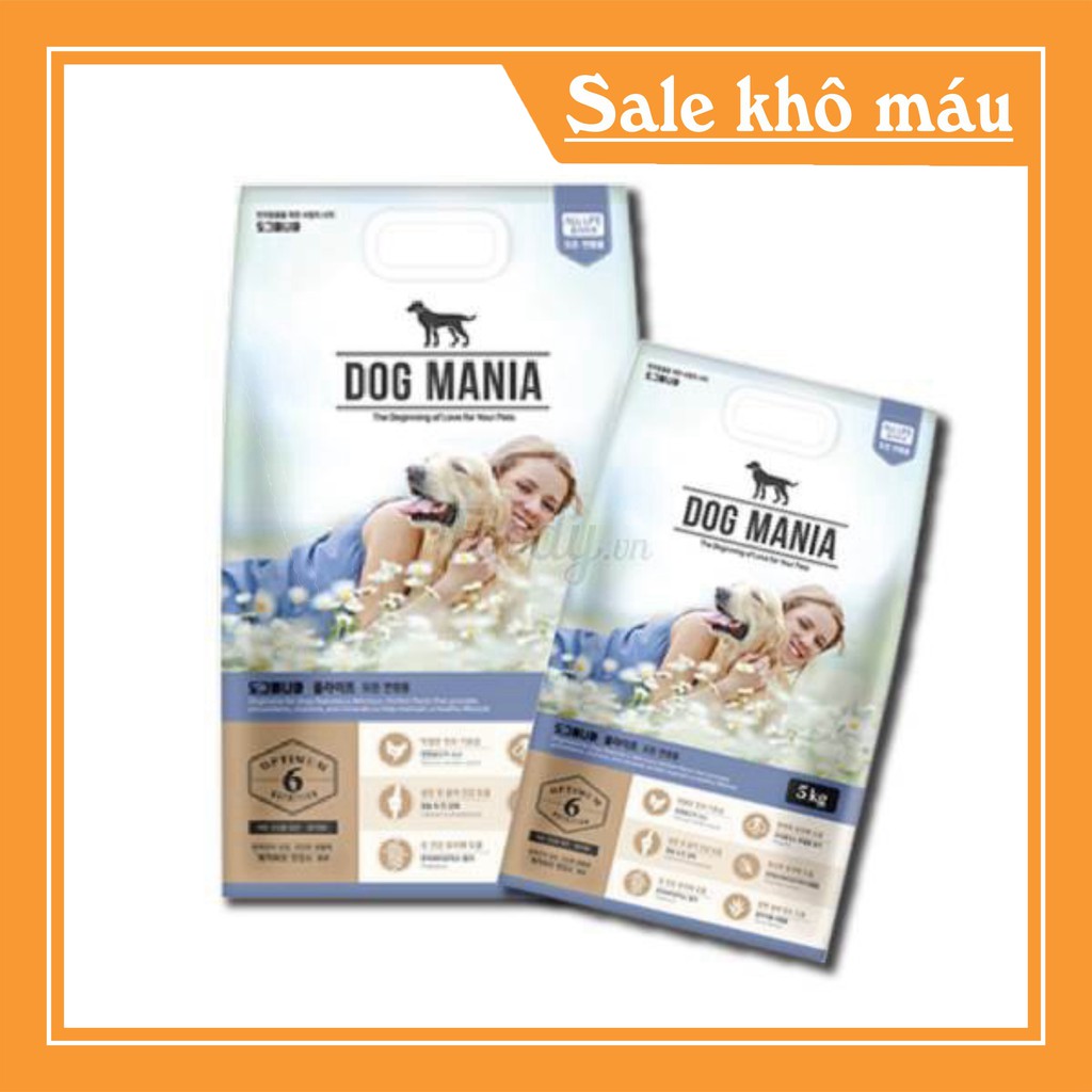 [FLASH SALE]  Thức ăn chó dog mania bao 5kg