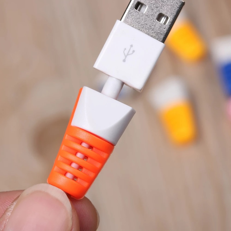 Vỏ bọc bảo vệ dây cáp sạc tai nghe thích hợp cho iphone android usb
