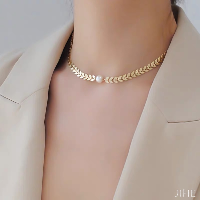 Vòng cổ Đính Ngọc Trai Thời Trang Dành Cho Nữ