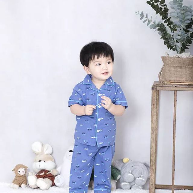 Bộ pyjama tay ngắn bé trai