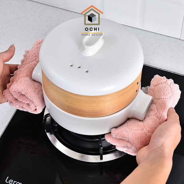 Khăn lau đa năng siêu thấm, khăn lau bếp tiện ích 25cmx25cm