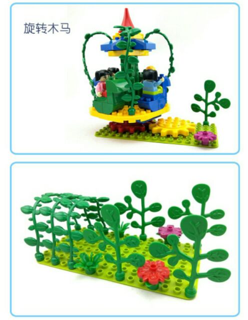 Các chi tiết lắp ráp đặc biệt tạo vườn hoa