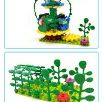 các chi tiết lắp ráp đặc biệt tạo vườn hoa
