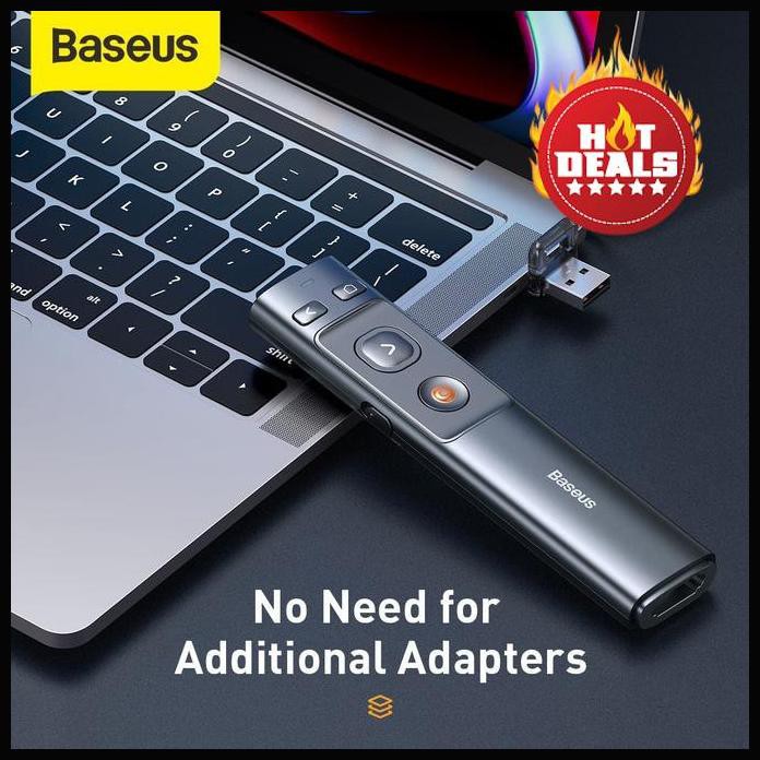 Baseus Máy Chiếu Laser Không Dây Màu Cam Chấm Bi Cổng Type-C Usb Chính Hãng