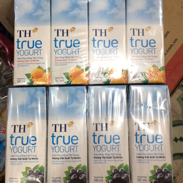 Sữa Chua Uống TH True Milk Các Vị Lốc 4hx180ml