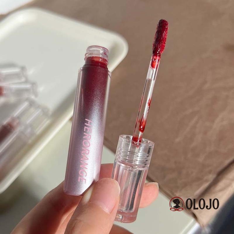⚜️HERORANGE Mirror Lip Glaze Son bóng giữ ẩm màu tự nhiên lâu trôi và không dễ phai màu son dưỡng ẩm