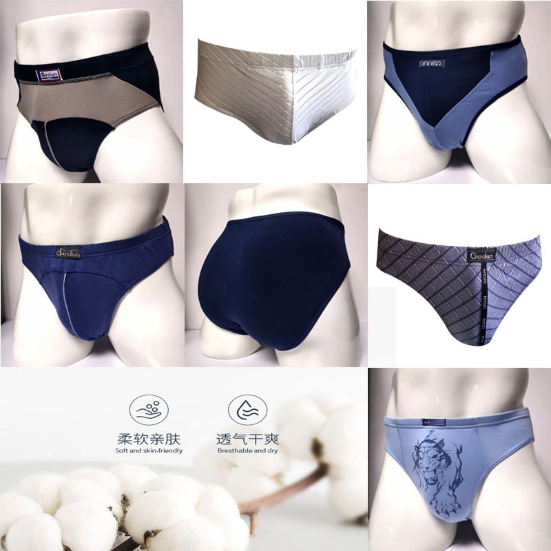 PRIA KATUN Quần Lót Boxer Vải Lụa Thoáng Mát Cho Nam