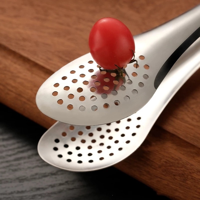 1 Kẹp Gắp Thức Ăn Bằng Thép Không Gỉ