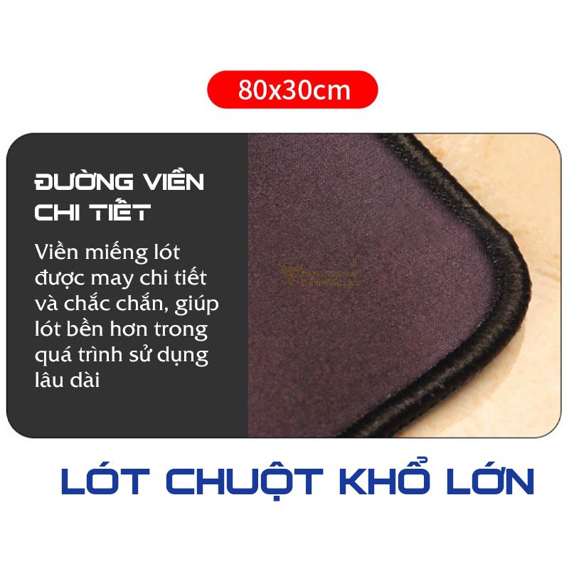 Lót chuột, Pad chuột khổ lớn, Lót bàn phím khổ lớn