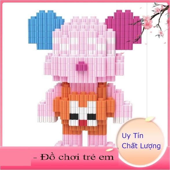 Mô hình lắp ráp động vật hoạt hình đáng yêu cho bé