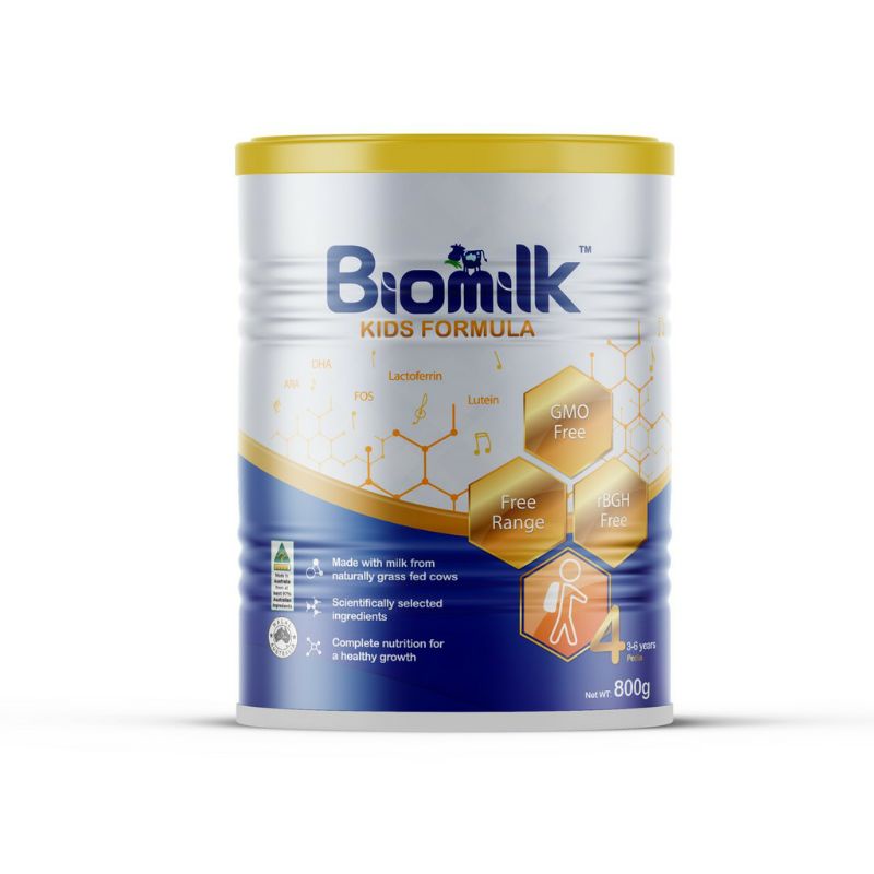 Sữa Biomilk số 4 của Úc  hạn 8/2022 lon 800g dùng từ 3 tuổi trở lên