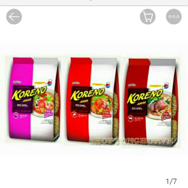 Mì cân Koreno gói 1kg