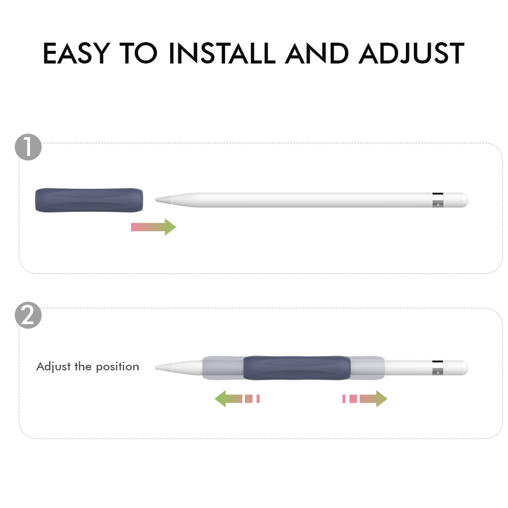 Tay Cầm Cho Apple Pencil 1 2 Tạo Cảm Giác Thao Tác Vẽ Dễ Dàng Hơn Bộ 3 Cái | BigBuy360 - bigbuy360.vn