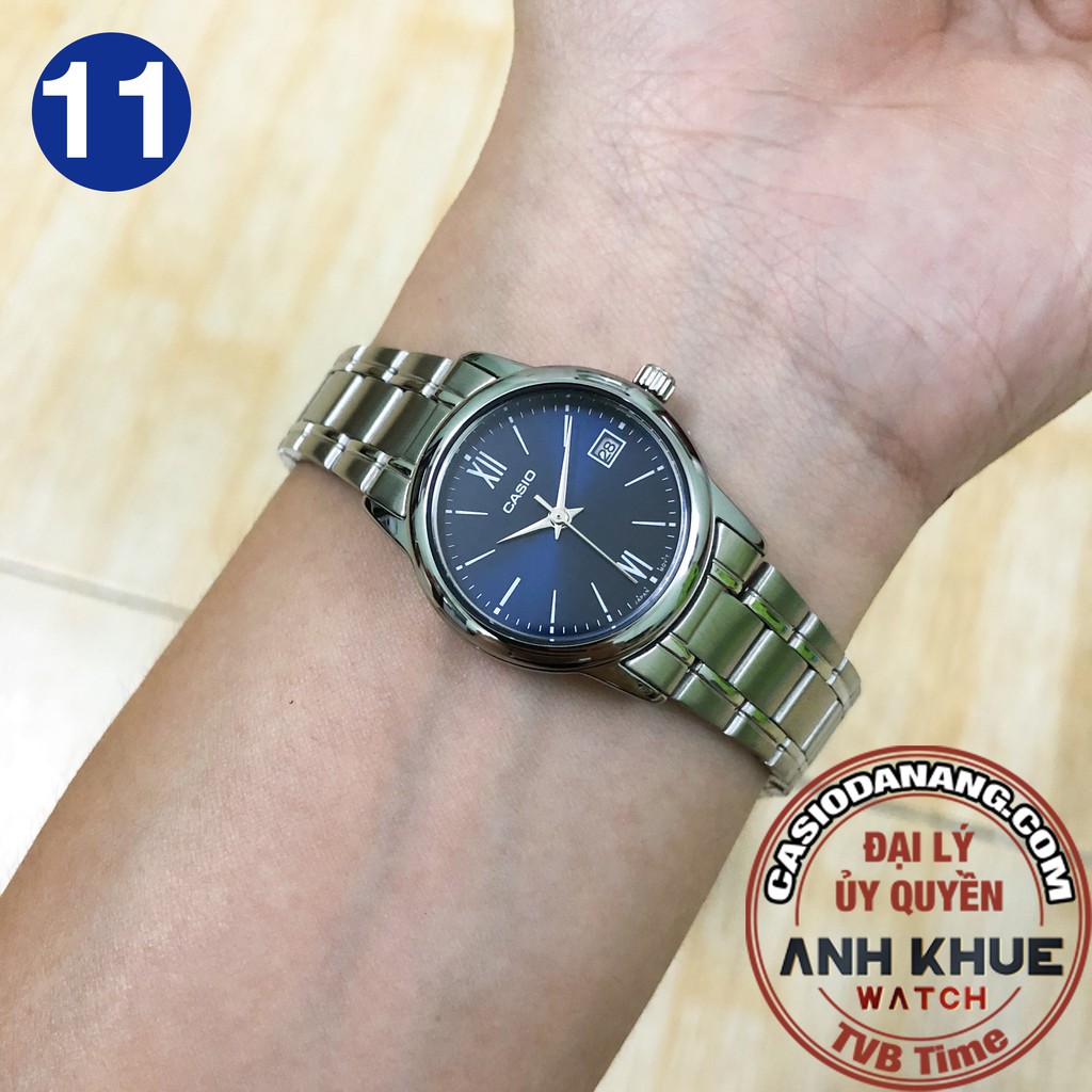 Đồng hồ nữ dây kim loại Casio chính hãng Anh Khuê LTP-V002 Series (25mm)