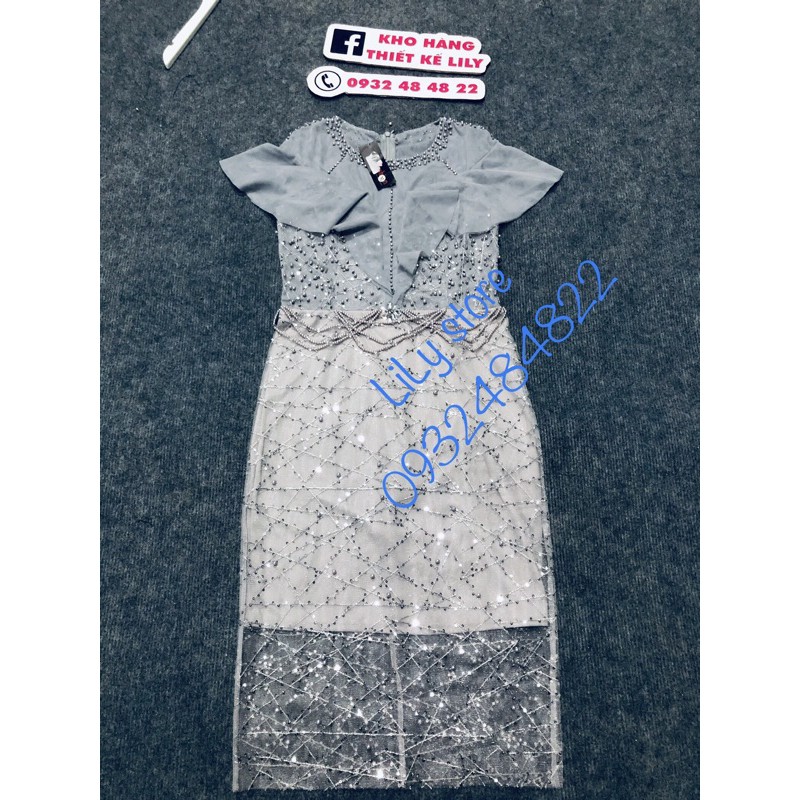 ẢNH VÀ VIDEO THẬT 1000% Đầm body kết cườm