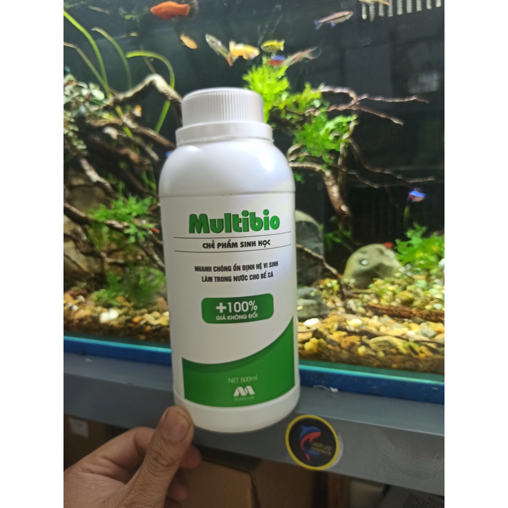Multibio- clear Water- multi Detox-Vi Sinh-Làm Trong Nước Nhanh-Khử Độc-Phân Huỷ Cặn Bã Cho Bể Cá Cảnh,Thuỷ Sinh-shopleo