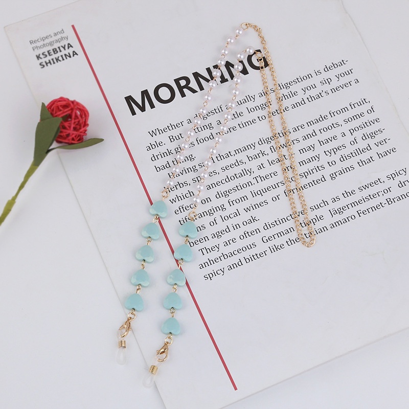 Dây đeo khẩu trang, dây đeo kính hình &quot;TRÁI TIM&quot; đáng yêu - Dây đeo chống thất lạc khẩu trang