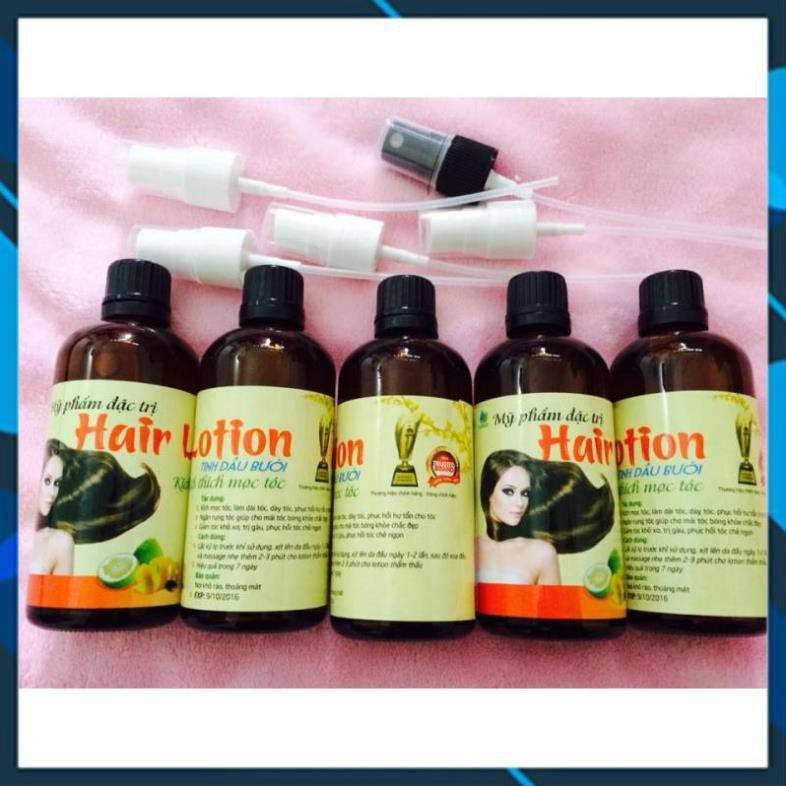 Tinh dầu bưởi dưỡng tóc Hair Lotion chính hãng Hàng Việt Nam, chai xanh