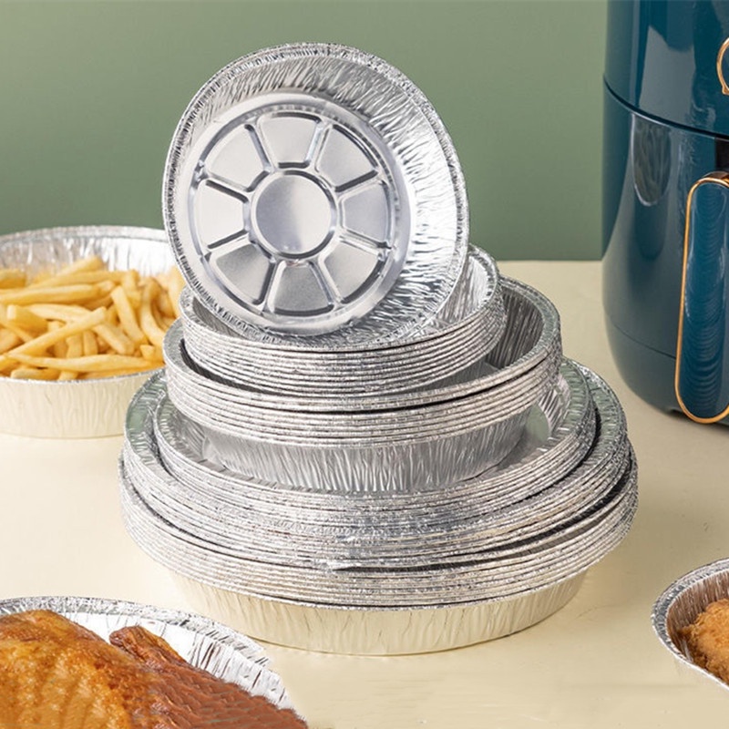 Khay thiếc lá nhôm chống dính chống dầu tiện dụng cho nồi hấp BBQ