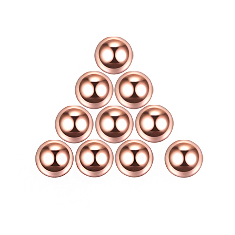 Set 10 Khuyên Tai Chốt Tròn Bằng Thép Không Gỉ 3/4/5/6mm