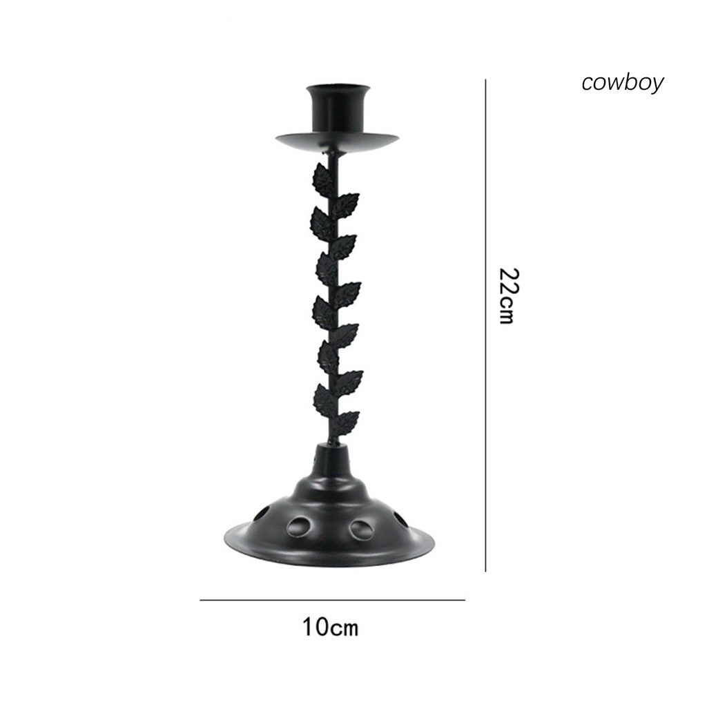 COB|Candle Holder Retro Thicken Iron Practical Metal Tea Light Holder for Wedding