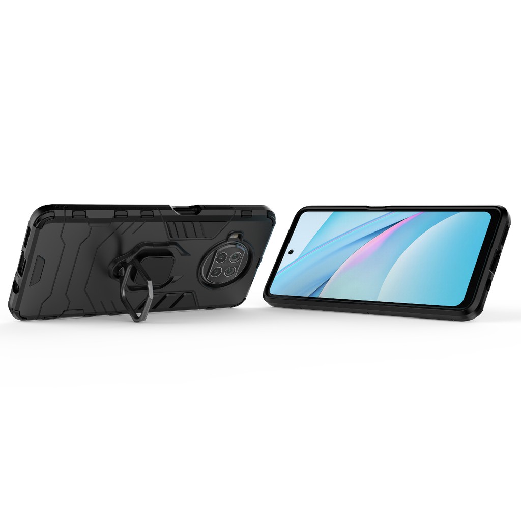 Ốp lưng Redmi Note 9 Pro 5G / Mi 10T Lite / Note 10 Pro / Note 11 Pro Iron Man Iring chống sốc cao cấp giá đỡ xem phim