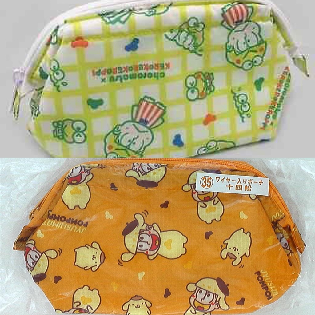 [SANRIO] Túi ví đa năng Osomatsu-san (Mr. Osomatsu) × Sanrio Characters Wire pouch chính hãng Nhật B