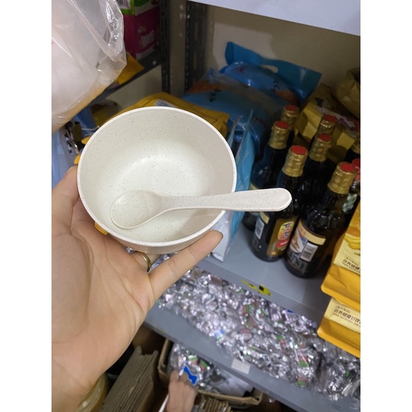 1 Bộ bát thìa lúa mạch hkfood an vat