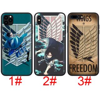 Ốp điện thoại mềm hình Attack On Titan Anime cho iPhone 11 Pro XS Max XR X 8 7 6S 6 Plus 5S 5 SE 2020