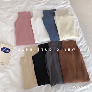 áo thun trơn cổ lọ