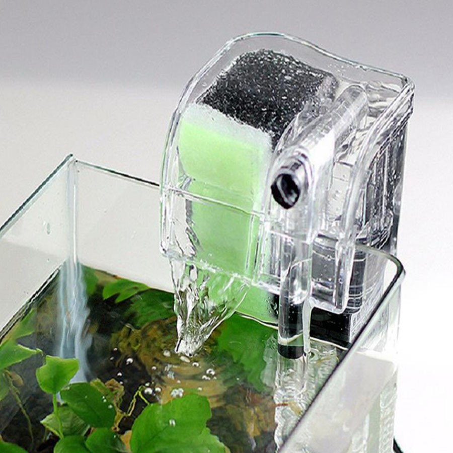 Máy lọc nước hồ cá - Treo thành hồ -có kèm lọc váng