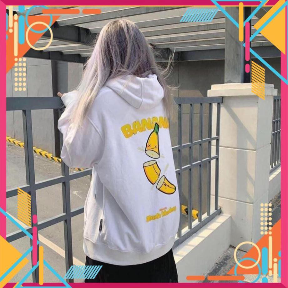 [Mặc là Auto Sang] Áo Khoác Nỉ In Hình Quả Chuối cực đẹp ( Loại nỉ dày vừa, mặc vừa ấm mà thoáng) | BigBuy360 - bigbuy360.vn