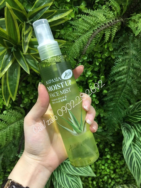 Xịt khoáng lô hội Aspasia Aloe Vera 150ml | BigBuy360 - bigbuy360.vn