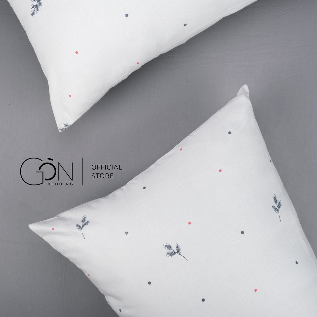 [Xả hàng - Nhiều màu] Vỏ Gối Nằm Gòn Bedding Cotton Lụa/Lụa Modal Hàn Quốc 50x70 cm Họa Tiết (1 cái)