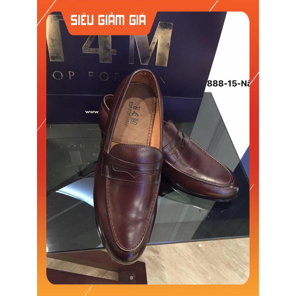 💝[Nhập mã TOP4MAN100K giảm ngay 100k] 💝 Giày Loafer nâu 888 – 15 ĐỦ SIZE💝 GIẦY TÂY