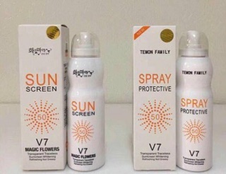 Xịt chống nắng sun v7