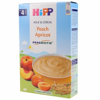 (4M+) Bột ăn dặm HiPP sữa Đào, Mơ tây - 250g