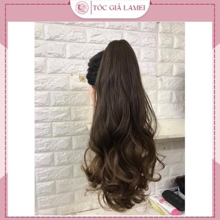 Tóc giả nữ❤️FREESHIP❤️Tóc ngoạm xoăn 50cm
