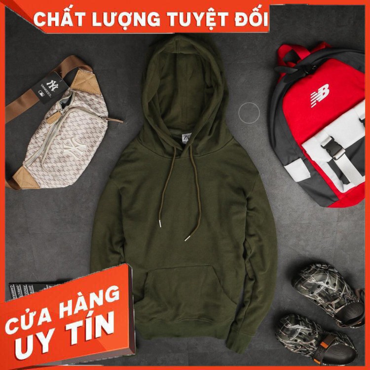 Áo hoodie ZARA - Áo khoác nỉ bông nón 2 lớp dày dặn chất lượng đẹp