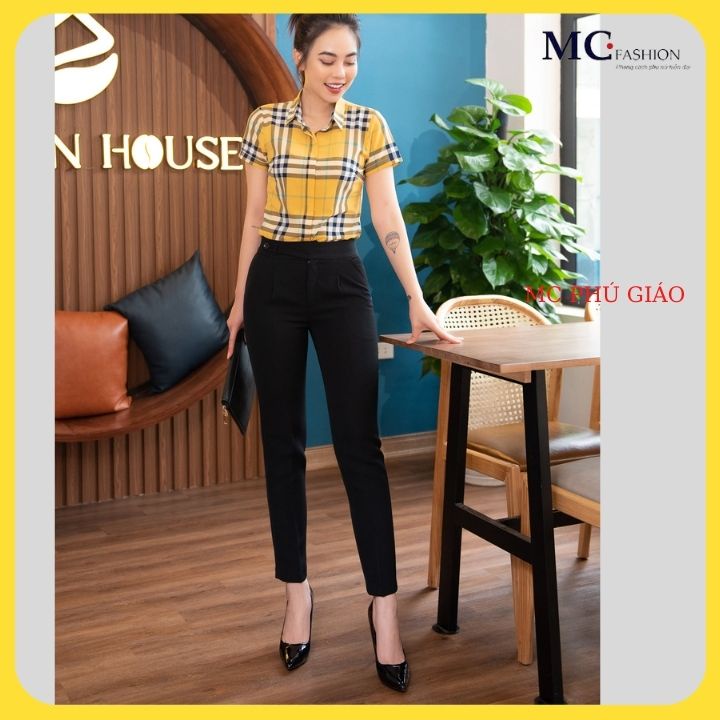 Quần Tây Baggy Nữ Công Sở Cao Cấp MC Fashion Mịn Nhẹ Thoải Mái Dễ Chịu Không Nhăn Không Xù Không Phai Màu Q0426