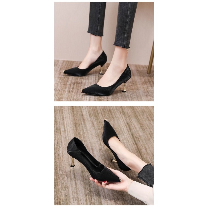 Giày Cao Gót Cô Dâu Kiểu Dáng Quyến Rũ Sang Trọng