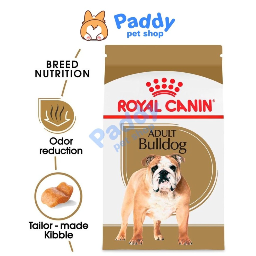 [3kg] Hạt Royal Canin Bulldog Adult Cho Chó Bull Trưởng Thành