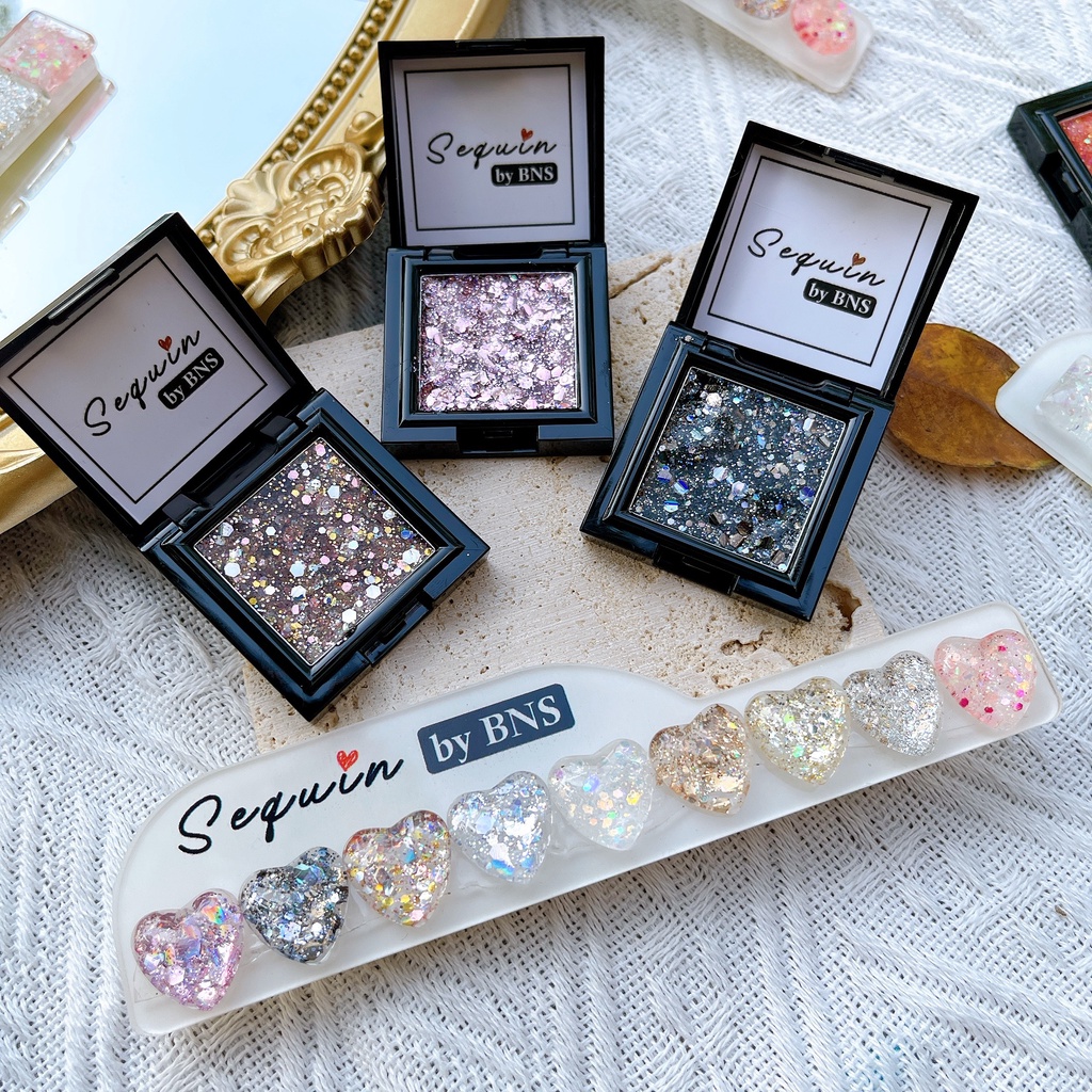 Nhũ nén lấp lánh BNS  - Tặng kèm bảng màu