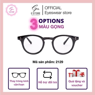 Gọng Kính Tròn Mắt Tròn Nhỏ, Gọng Kính Cận Tròn Milan Hàn Quốc Cho Cả Nam Và Nữ 2129